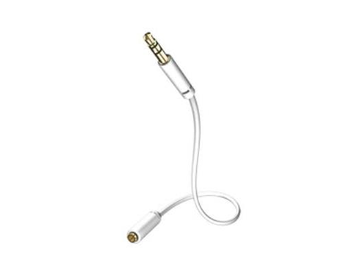 Câble Extension Audio In-akustik 5,0M Blanc