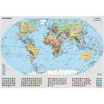 Carte Du Monde, Géographique Puzzle 300 Pièces Env. 50x35 CM Dans  Boîte-cadeau