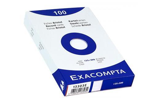 ETUI 100 STEEKKAARTEN WIT 100/150 EFFEN