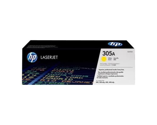 HP 305A - Jaune - original - LaserJet - cartouche de toner (CE412A) - pour LaserJet Pro 300 M351, 400 M451, MFP M375, MFP M475