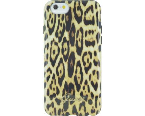 GUESS TPU CASE ANIMAL PRINT BROWN LEOPARD IPHONE 6/6S