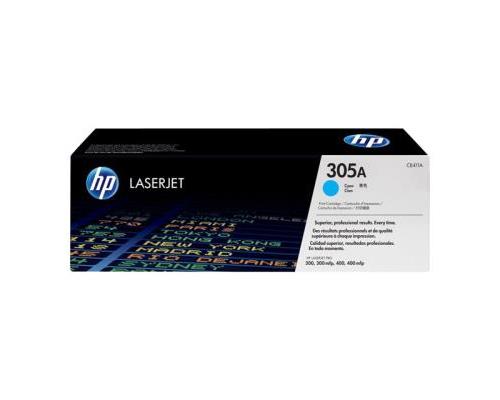 HP 305A - Cyan - original - LaserJet - cartouche de toner (CE411A) - pour LaserJet Pro 300 M351, 400 M451, MFP M375, MFP M475