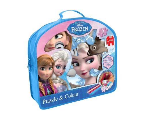 DISNEY FROZEN - PUZZLE & COLOUR