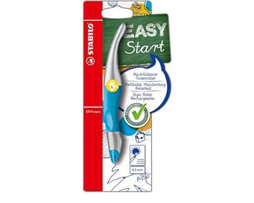 STABILO EASY START ORIGINAL NEON ROLLER B/L (BLAUW)+1REFIL