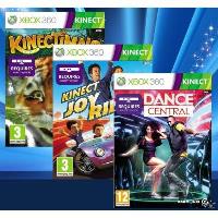 Pack 3 Soft KINECT (Dance Central + Kinect Joy Ride + Kinectimals )