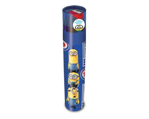 Minions - Pack 12 crayons de couleur British Mod