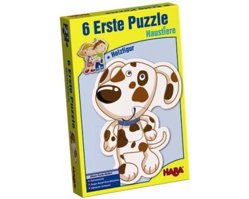 6 PREMIERS PUZZLES - LES ANIMAUX DOMESTIQUES - HABA