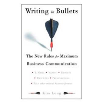 Writing in Bullets - broché - Inconnus - Achat Livre | fnac