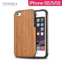 MOXIE BUMPER IPHONE 5C/5S/SE MEDIUM WOOD