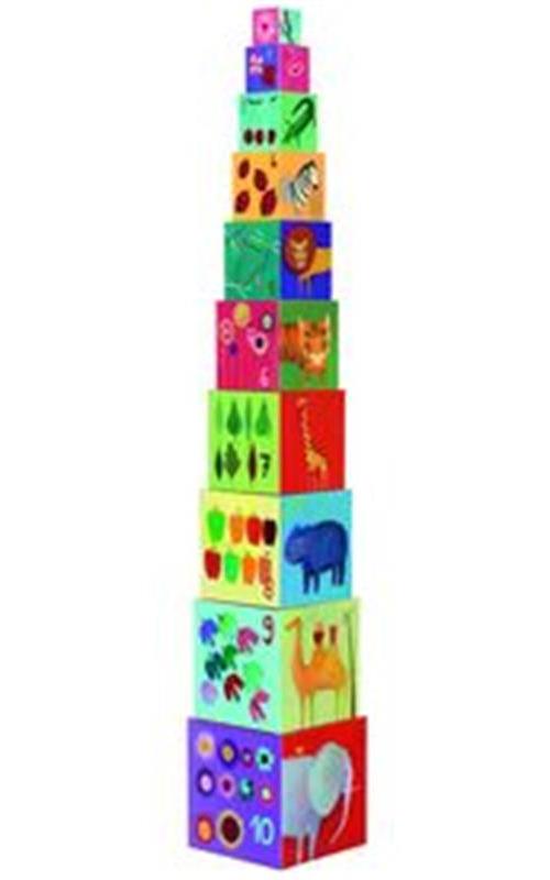 10 CUBES NATURE ET ANIMAUX