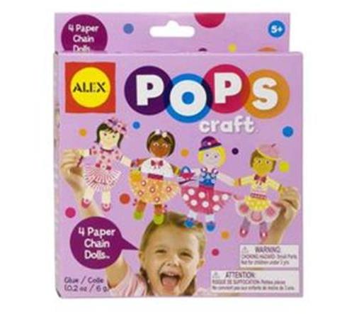 POPS CRAFT PAPER CHAIN DOLLS