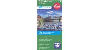 Belgische kust met Brugge