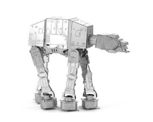 Non Communiqué Argent Metal Earth Kit De Construction Star Wars At-At