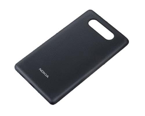 Housse etui coque pour Nokia Lumia 820 - Housse de protection arrière rigide glossy noir