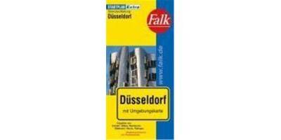 Falk Stadtplan Extra Düsseldorf mit Umgebungskarte - broché - Falk ...