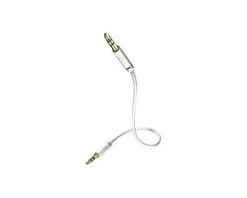 Inakustik - Câble audio Jack 3.5 mm mâle vers Jack 3.5 mm mâle - 3 m - Blanc - Image 3