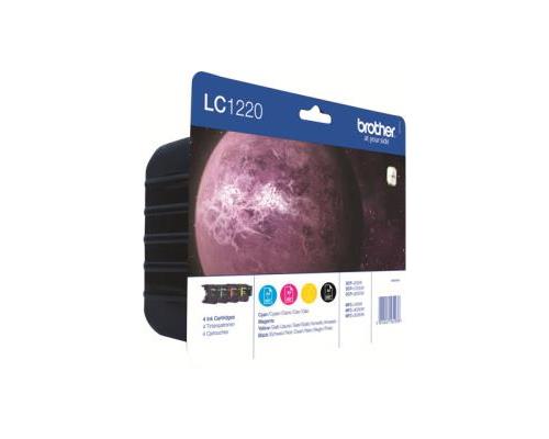 BROTHER LC-1220 VALUE BLISTER - CONTAINS 1X BK,C,M,Y-
