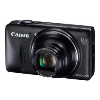 Appareil Photo Numérique Compact Canon PowerShot SX600 HS - 16 MP, Zoom Optique 18x, écran 3" - Noir, Connectivité Wi-Fi Et NFC