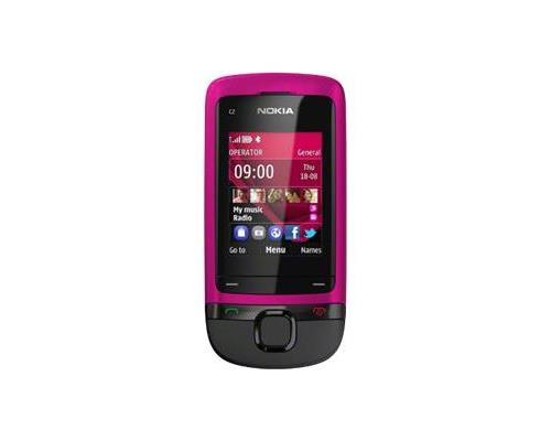 Nokia C2-05 - Téléphone de service - RAM 16 Mo - microSD slot - 320 x 240 pixels - rear camera 0,3 MP - rose