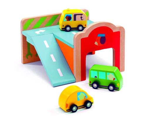 Djeco Mini garage en bois