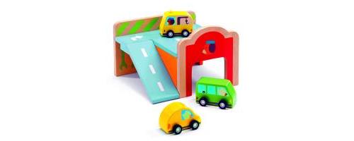 Crazy motors garage multicolore - Djeco Crazy motors garage multicolore - Djeco