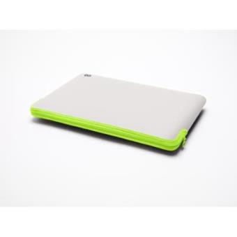 C6 NEON ZIP SLEEVE MB AIR RETINA 13" STONE / GREEN - 1