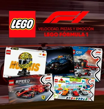 Velocidad, piezas y emoción. LEGO Fórmula 1