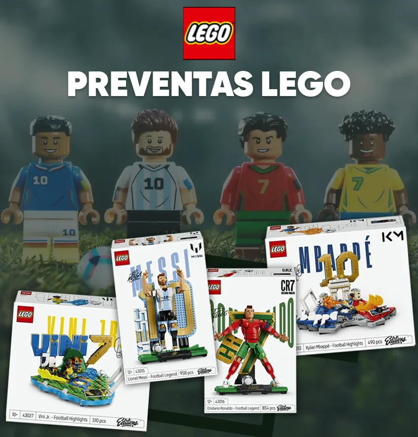 preventas de lego jugadores fútbol