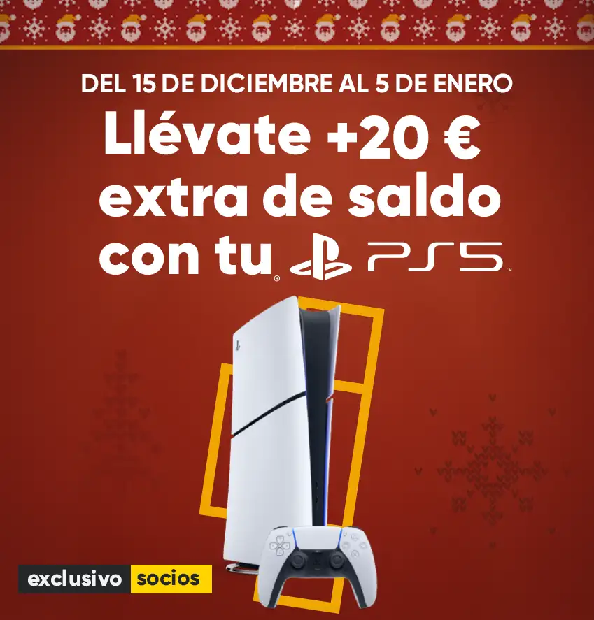 20€ extra descuento ps5
