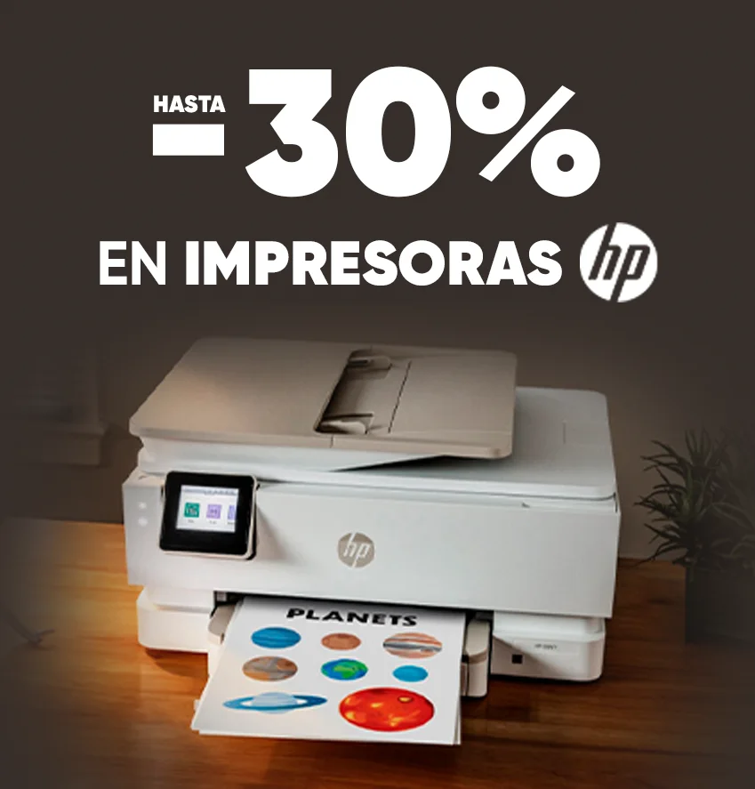 30% impresoras hp