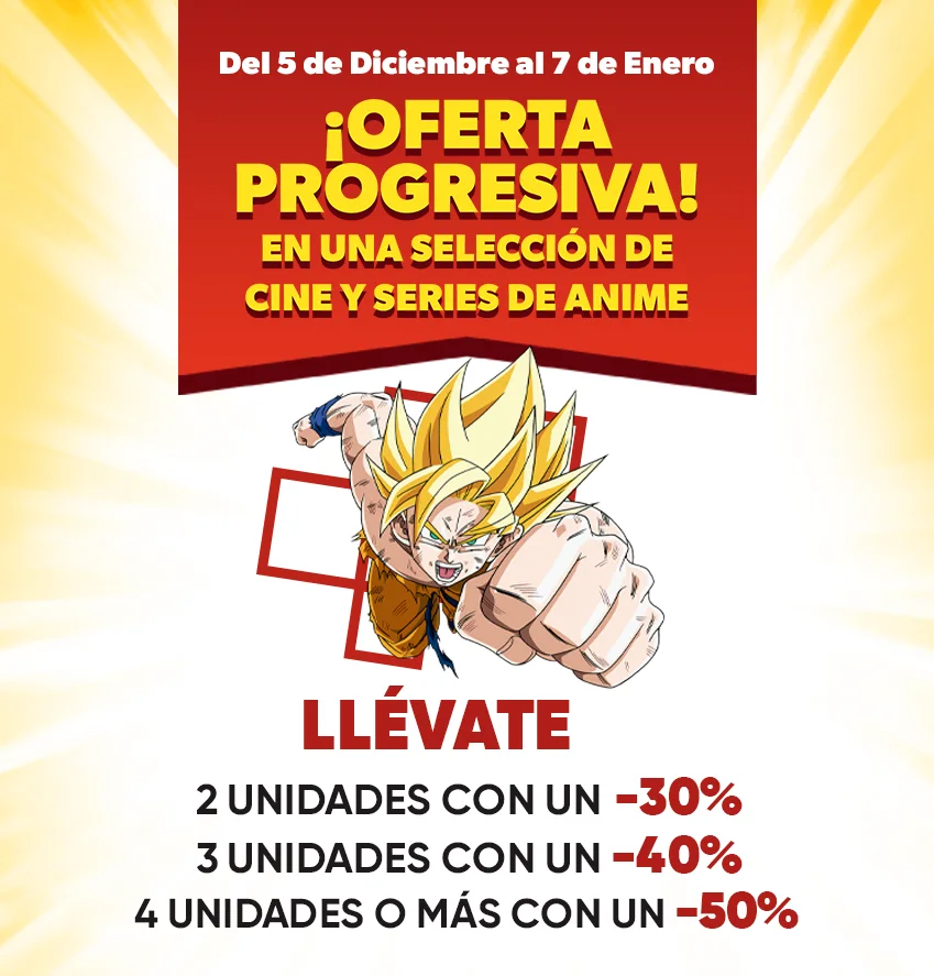 Oferta progresiva en cine y anime