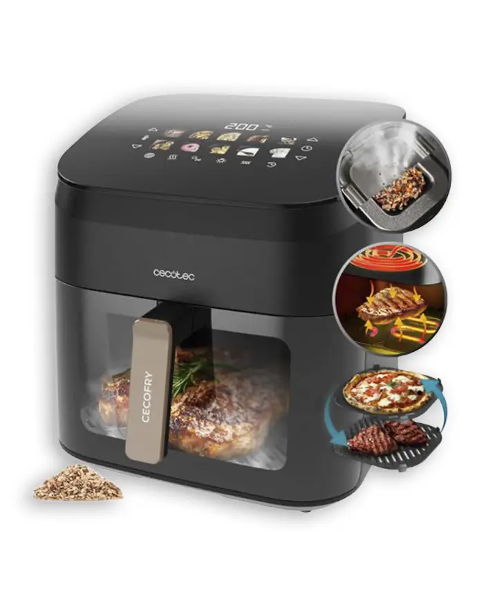 Cecotec Cecofry&Grill Smokin’ 8500 3 en 1