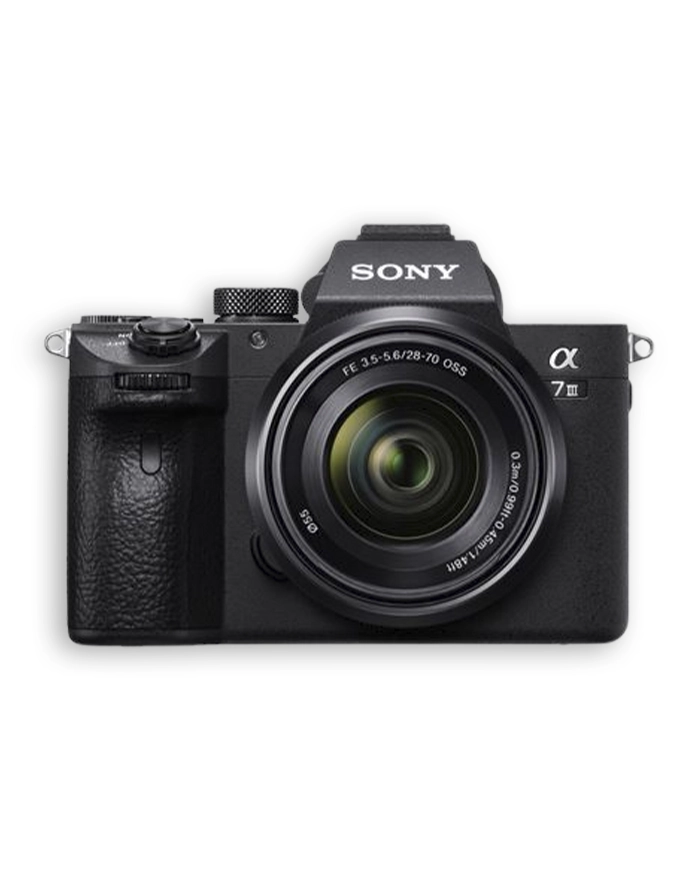 Sony Alpha 7 Mark III + 28-60 mm + 50 mm