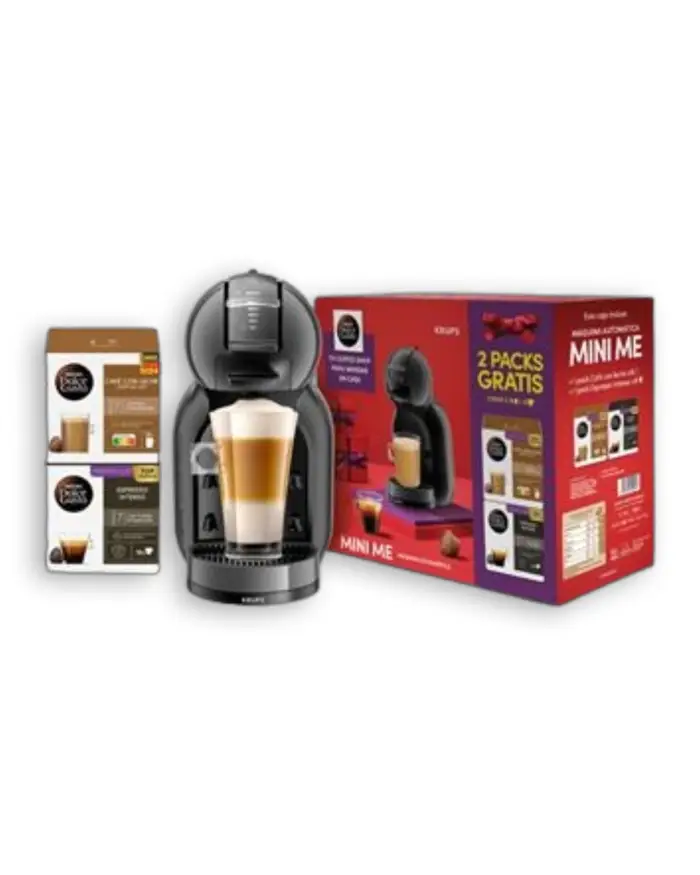  Cafetera de cápsulas Krups Mini Me + Pack 2