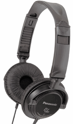 Panasonic RP-DJ120 Auriculares Negro DJ