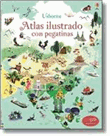 Atlas ilustrado con pegatinas