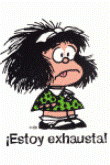 Cuaderno Mafalda ¡Estoy exhausta! - 1