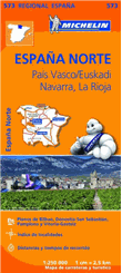 Pais Vasco / Euskadi. Navarra. La Rioja. Mapa Michelín