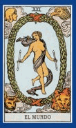 Tarot waite (azul)