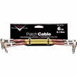 Cable audio Fender Accessories 2-Pack of 6-Inch Instrument Patch Cables - Tweed