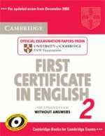Cambridge First Certificate in English 2 for updated exam Student's Book without answers B2 - 1