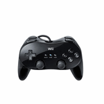 Nintendo Mando Clásico Pro Negro Wii
