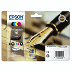 Epson Tinta T16 Pack (CMYK)