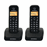 Teléfono inalámbrico Motorola S12 duo negro Dect