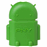 Adaptador para cable PNY Robot OTG Micro USB-USB Macho/hembra Android verde_0