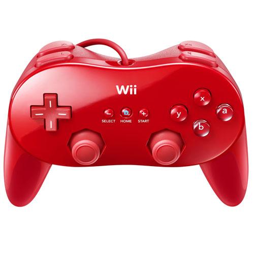 Mando Clásico Pro Wii Rojo - Consola - Los mejores precios