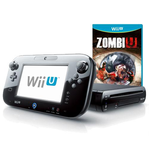 Consola Wii U Premium Pack Negra 32GB + ZombiU + Mando Pro