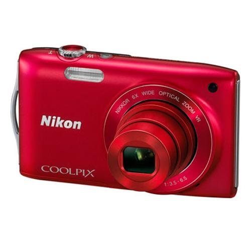 Nikon Coolpix S3300 + Funda + Tarjeta SD 4 Gb Kit Cámara Compacta Digital  Rojo - Cámara fotos digital compacta - Compra al mejor precio | Fnac