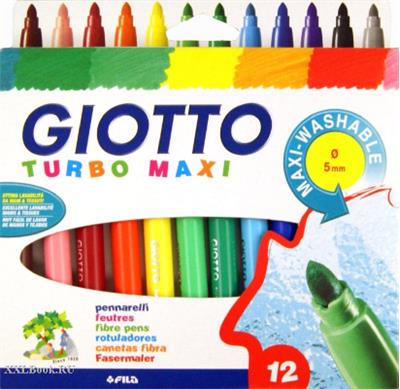 Set 12 Super Rotuladores para niños Giotto be-bè. Regalo de Navidad
