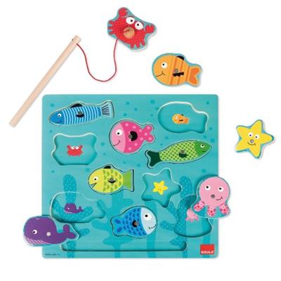 Puzzle pesca magnético